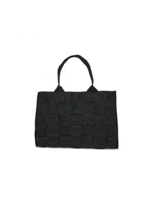 Плетеная сумка Supreme черная
