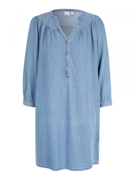 Haljina košulja Vero Moda Tall plava