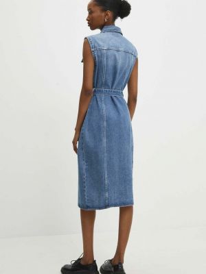 Mini šaty Answear Lab modré