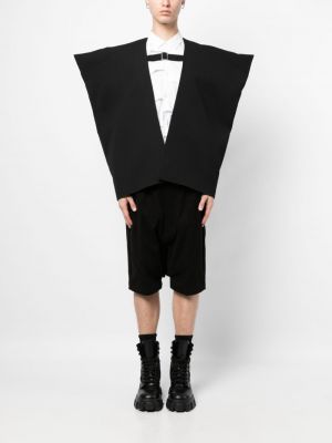 Woll blazer mit v-ausschnitt Comme Des Garçons Homme Plus schwarz