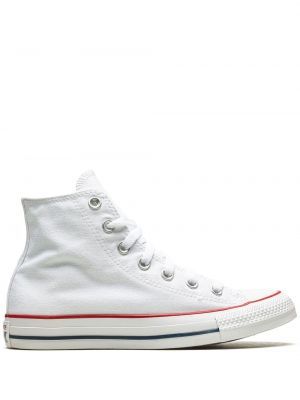 Stjärnmönster sneakers Converse vit