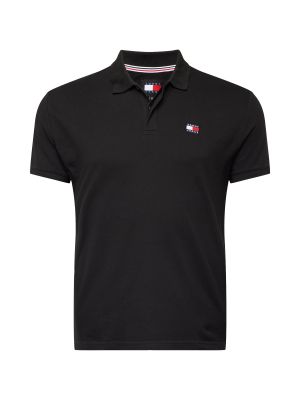 Polo Tommy Jeans μαύρο