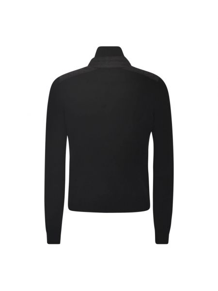 Chaqueta de esquí de tela jersey Moncler negro