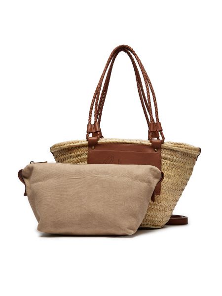 Borsa Castañer beige