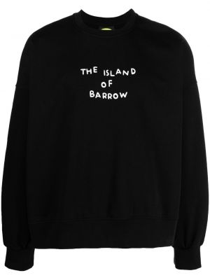 Bluza dresowa z nadrukiem Barrow czarna
