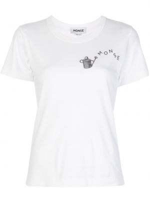 Camiseta con estampado Monse blanco