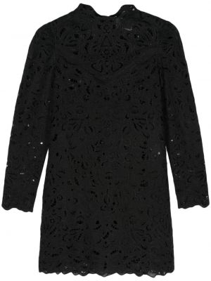 Mini robe brodé Isabel Marant noir