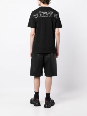 T-krekls ar apdruku 1017 Alyx 9sm melns