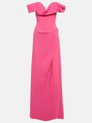 Sukienka długa Vivienne Westwood różowa