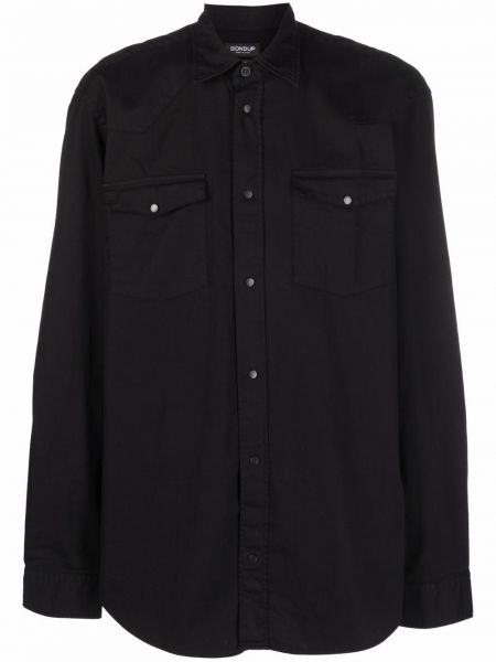 Camisa manga larga Dondup negro