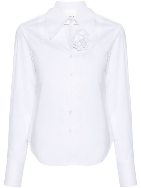 Риза на цветя Blugirl бяло
