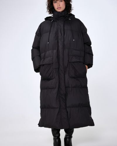 Žieminis paltas Aligne juoda