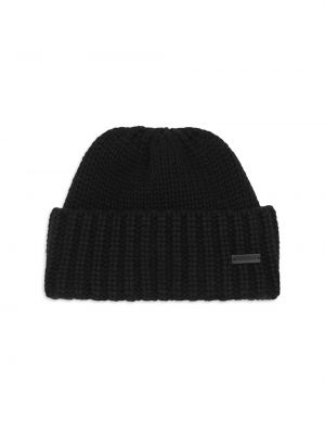 Кашемировая шапка Saint Laurent черная