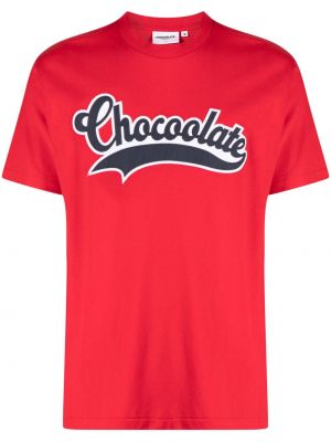 T-shirt Chocoolate rosso