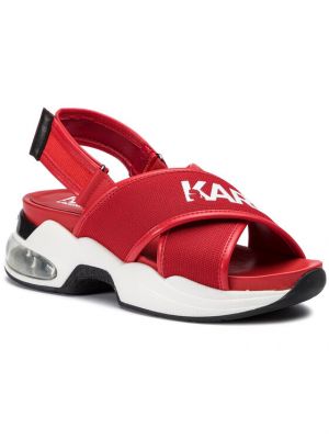 Sandały Karl Lagerfeld czerwone