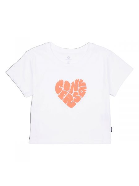 Camiseta con corazón Converse