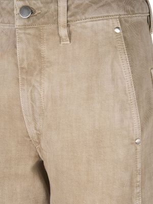 Jeans di cotone Lemaire beige
