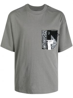 T-shirt con stampa Musium Div. grigio