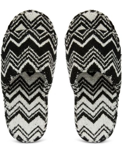 Chaussons Missoni Home Collection noir