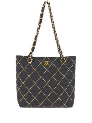 Nákupná taška Chanel Pre-owned čierna