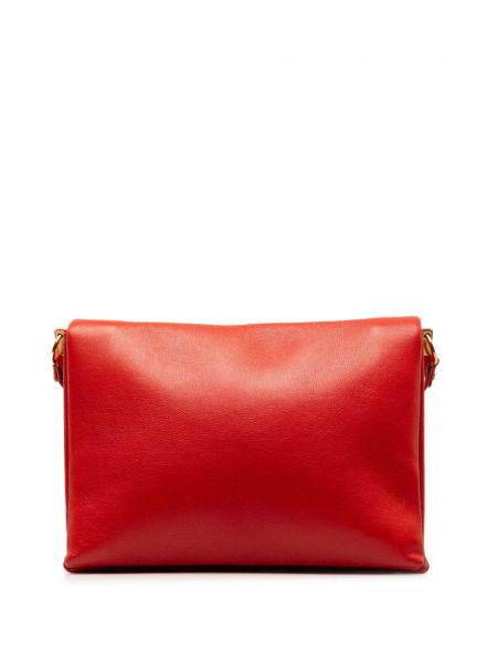 Kožená taška přes rameno Céline Pre-owned červená