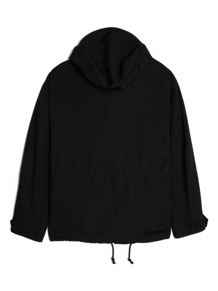 Větrovka s kapucí Yohji Yamamoto černá