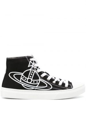 Sneakers con stampa Vivienne Westwood nero