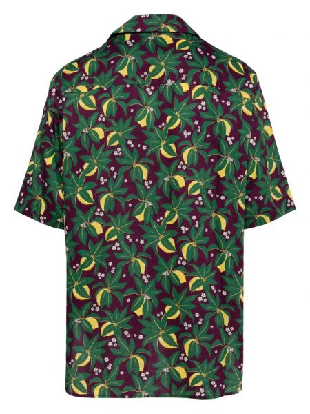Hemd aus baumwoll mit print Croquis lila