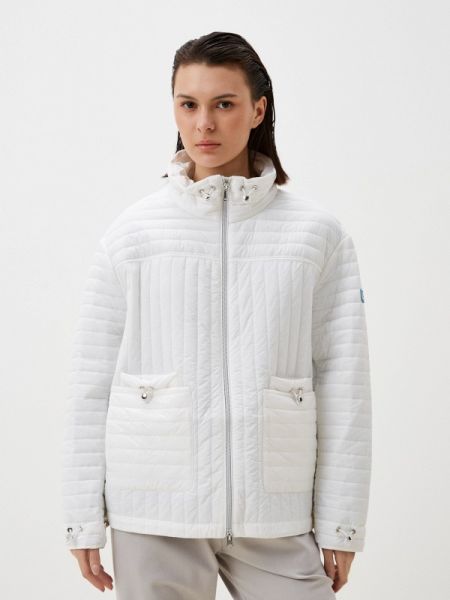 Утепленная демисезонная куртка Elfina белая