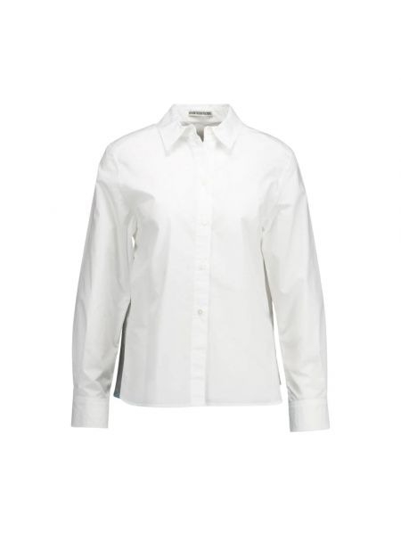 Koszula w jednolitym kolorze Drykorn biała