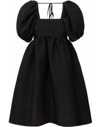 Bombažna mini obleka Cecilie Bahnsen črna