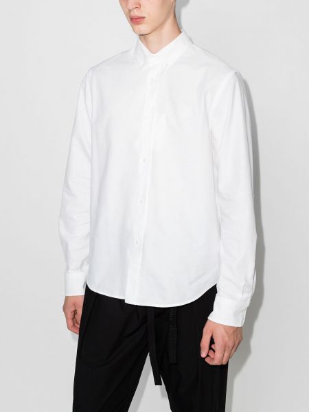 Camisa con bordado con botones Kenzo blanco
