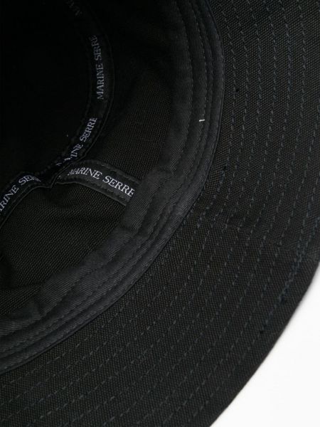 Mütze mit stickerei Marine Serre schwarz