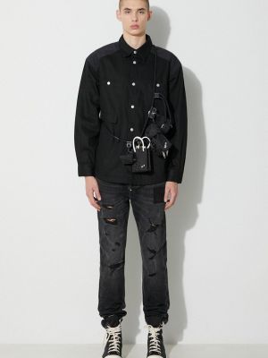 Traper jakna s printom Evisu crna