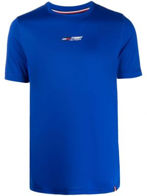 T-shirt mit print Tommy Hilfiger blau