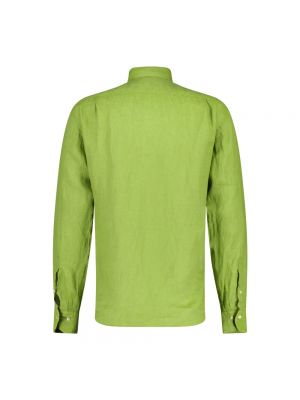 Camisa de lino Stenströms verde