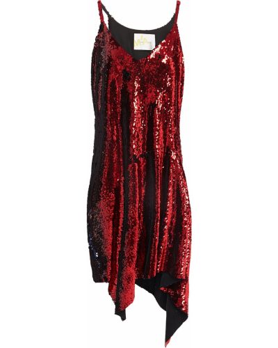 Sukienka asymetryczna Marques Almeida, czerwony