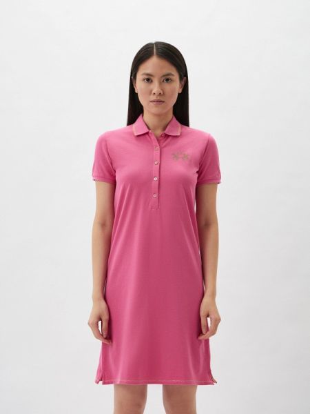 Розовое платье La Martina