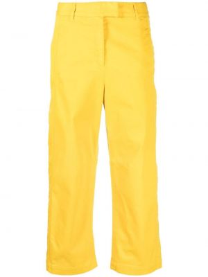 Pantaloni cu croială lejeră Alberto Biani galben