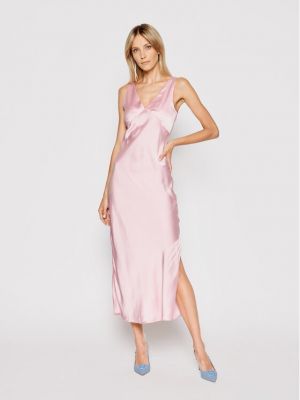 Κοκτέιλ φόρεμα Pepe Jeans ροζ