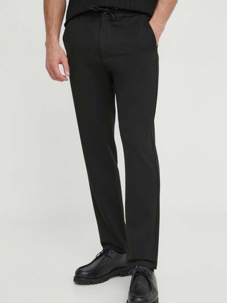 Jednobarevné kalhoty Les Deux černé