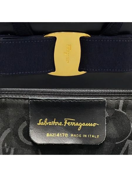 Bolsa de cuero Salvatore Ferragamo Pre-owned negro