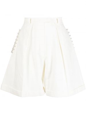 Hög midja shorts Anouki vit