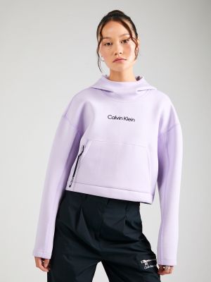 Relaxed fit džemperis Calvin Klein Performance violetinė