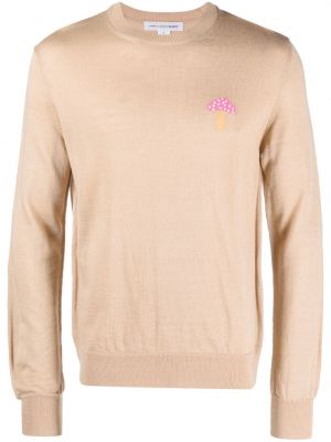 Raštuotas megztinis Comme Des Garçons Shirt smėlinė