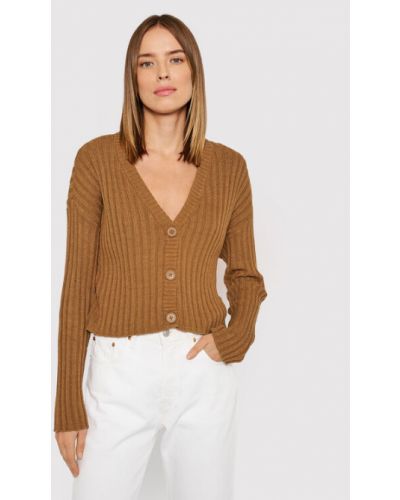 Cardigan American Eagle marron