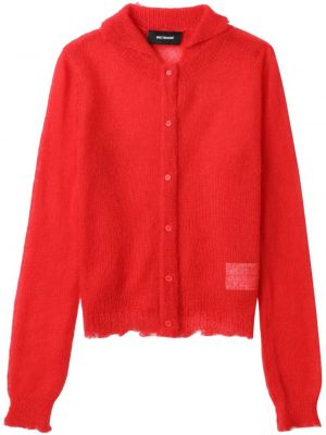 Cardigan We11done rosso
