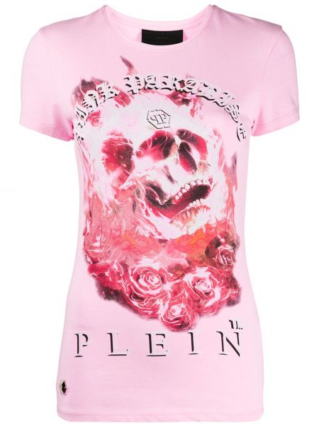 Tricou Philipp Plein roz