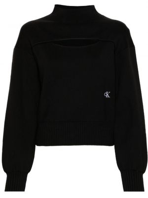 Džemper Calvin Klein Jeans crna