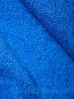 Moherowy sweter Off-white niebieski